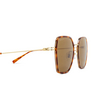 Gucci GG1850SA Sunglasses 002 havana - product thumbnail 3/4