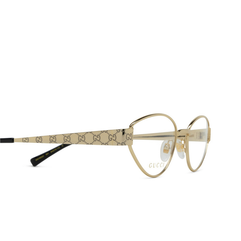 Lunettes de vue Gucci GG1853O 001 gold - 3/4