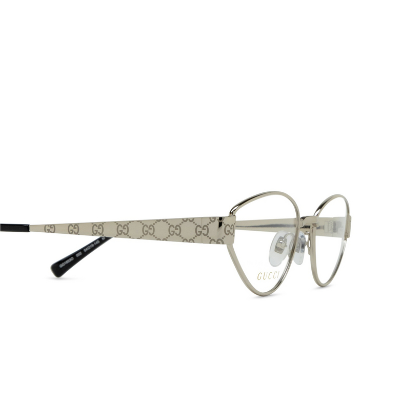 Occhiali da vista Gucci GG1853O 002 silver - 3/4