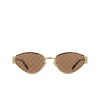 Lunettes de soleil Gucci GG1853S 003 gold - Vignette du produit 1/4