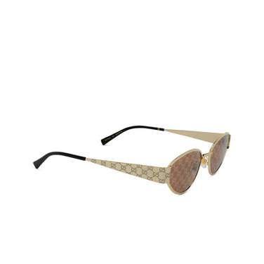 Occhiali da sole Gucci GG1853S 003 gold - tre quarti