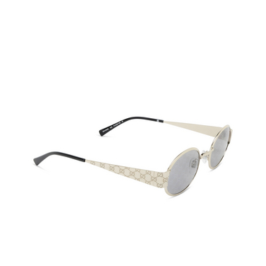Lunettes de soleil Gucci GG1854S 002 silver - Vue trois quarts