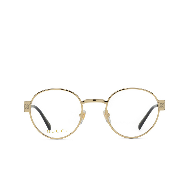 Occhiali da vista Gucci GG1855O 001 gold - 1/4