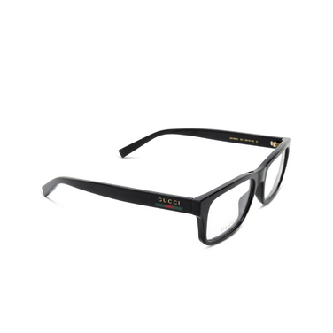 Lunettes de vue Gucci GG1858O 001 black - Vue trois quarts