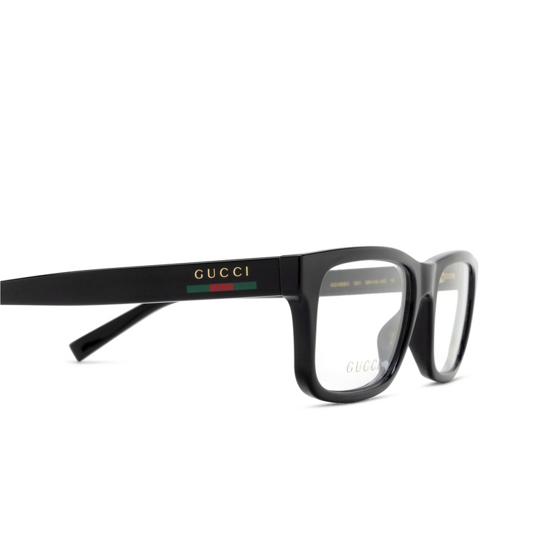 Gucci GG1858O Eyeglasses 001 black - 3/4