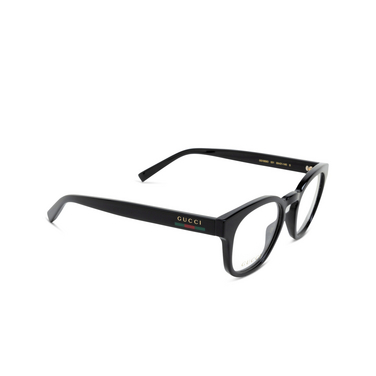 Gucci GG1859O Eyeglasses 001 black - three-quarters view