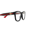 Lunettes de vue Gucci GG1863O 001 black - Vignette du produit 3/4