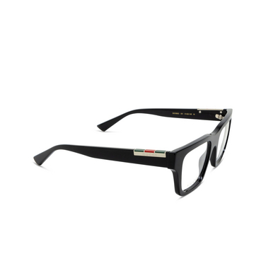 Gafas graduadas Gucci GG1889O 001 black - Vista tres cuartos