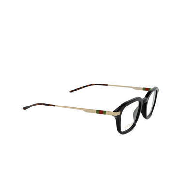 Gucci GG1891O Korrektionsbrillen 001 black - Dreiviertelansicht
