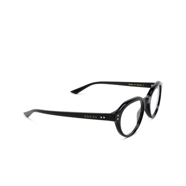 Gafas graduadas Gucci GG1894O 001 black - Vista tres cuartos