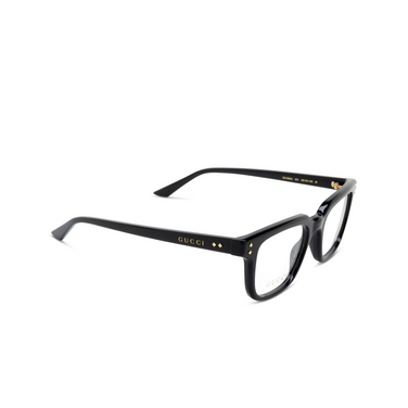 Gucci GG1895O Eyeglasses 001 black - three-quarters view