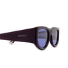 Gucci GG1917S Sunglasses 010 violet - product thumbnail 3/4