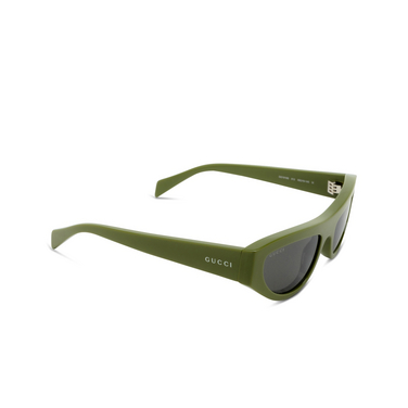 Gucci GG1919S Sunglasses 012 green - three-quarters view