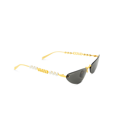 Gucci GG1920S Sunglasses 001 gold - three-quarters view