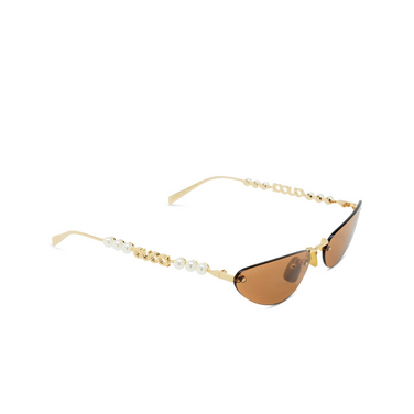 Gafas de sol Gucci GG1920S 003 gold - Vista tres cuartos