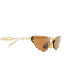 Gucci GG1920S Sunglasses 003 gold - product thumbnail 3/4