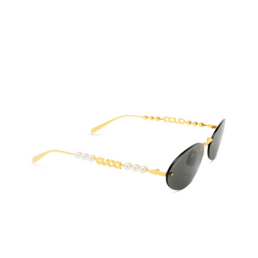 Gucci GG1922S Sunglasses 001 gold - three-quarters view