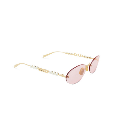 Gucci GG1922S Sunglasses 004 gold - three-quarters view