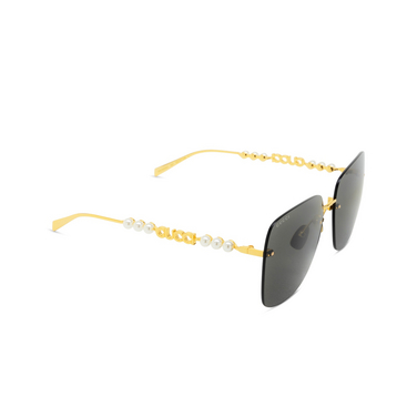 Gafas de sol Gucci GG1923SA 001 gold - Vista tres cuartos