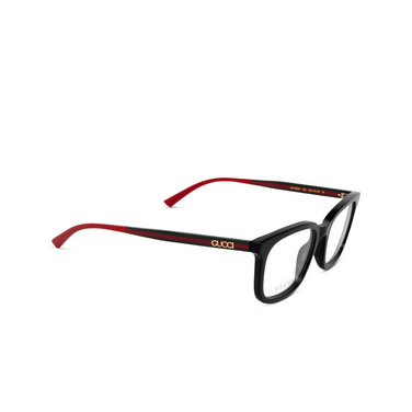 Gafas graduadas Gucci GG1928O 001 black - Vista tres cuartos