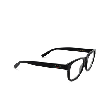 Gucci GG1929O Korrektionsbrillen 001 black - Dreiviertelansicht