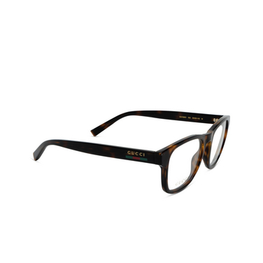 Lunettes de vue Gucci GG1929O 002 havana - Vue trois quarts
