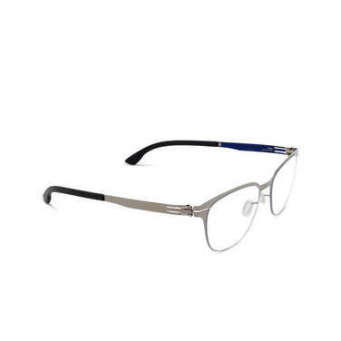 ic! berlin MARLA Eyeglasses SHINY GRAPHITE - BLUE - three-quarters view