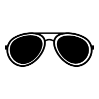 Symbol für Aviator-Sonnenbrillen