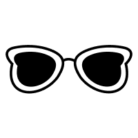 Icon of butterfly sunglasses