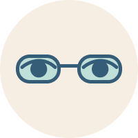 Icon of eye with improved views