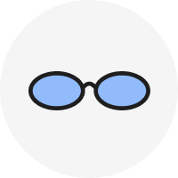 Icône de lunettes de soleil