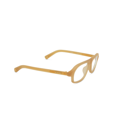 Jacquemus BÉCANE Korrektionsbrillen 3 matt milky brown - Dreiviertelansicht