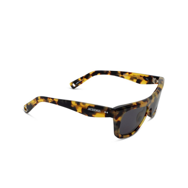 Lunettes de soleil Jacquemus JAC58 2 havana - Vue trois quarts