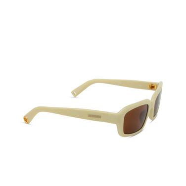 Lunettes de soleil Jacquemus MARINO 3 cream - Vue trois quarts