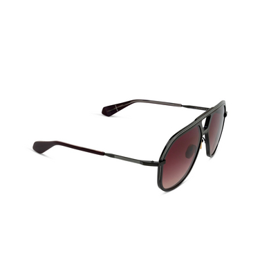 Jacques Marie Mage LOCKHEED Sunglasses BLACK - three-quarters view
