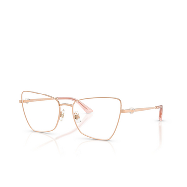 Jimmy Choo JC2010HB Eyeglasses 3008 rose gold - three-quarters view