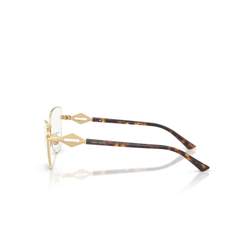 Jimmy Choo JC2012 Eyeglasses 3023 gold - 3/4