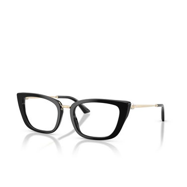 Jimmy Choo JC3034HB Eyeglasses 5000 black - three-quarters view