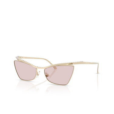Jimmy Choo JC4014H Sunglasses 3006/5 pale gold - three-quarters view