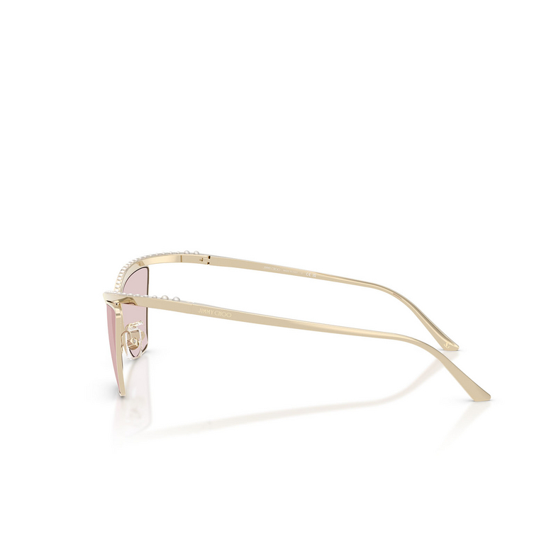 Jimmy Choo JC4014H Sunglasses 3006/5 pale gold - 3/4
