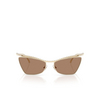 Jimmy Choo JC4014H Sunglasses 300673 pale gold - product thumbnail 1/4