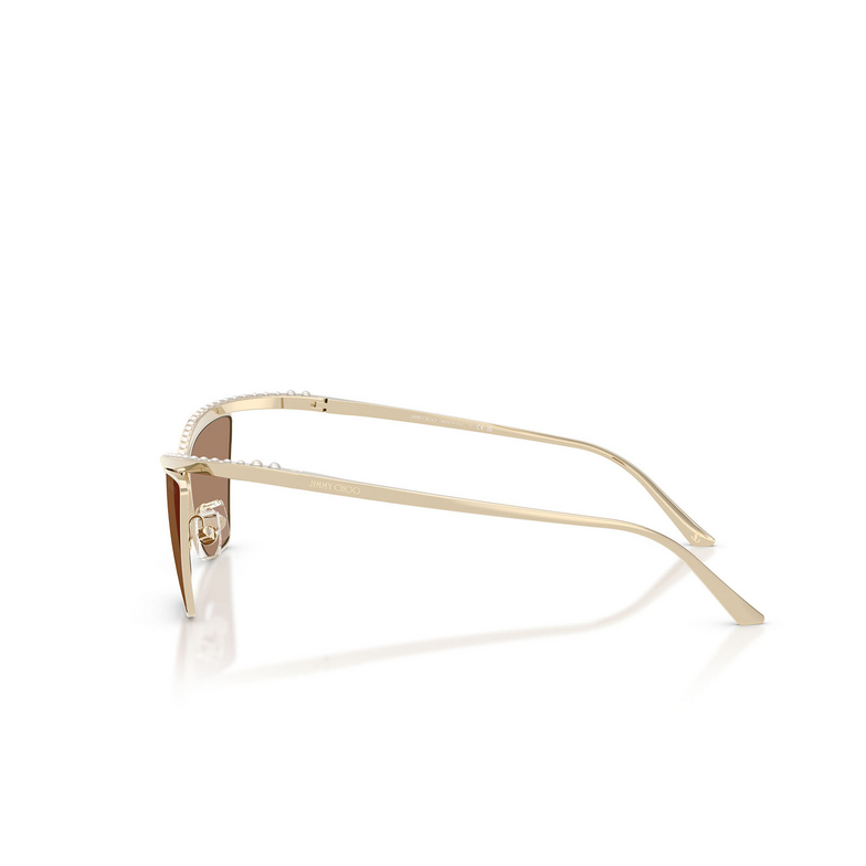 Jimmy Choo JC4014H Sunglasses 300673 pale gold - 3/4