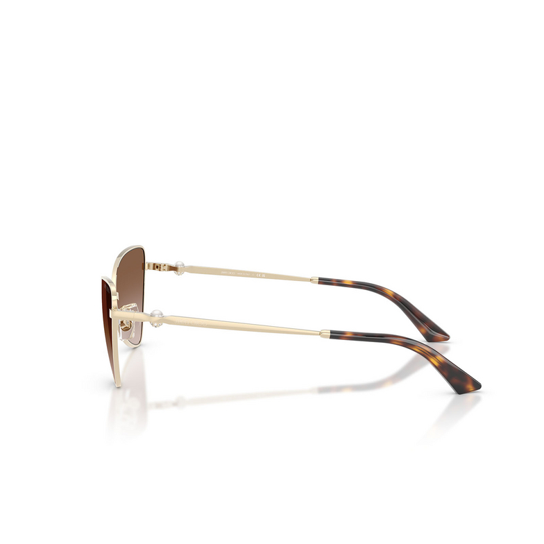 Jimmy Choo JC4015HB Sunglasses 300613 pale gold - 3/4