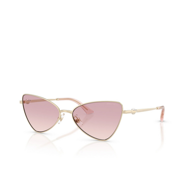 Lunettes de soleil Jimmy Choo JC4015HB 300668 pale gold - Vue trois quarts