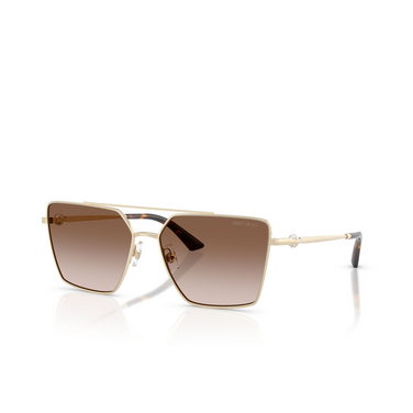 Occhiali da sole Jimmy Choo JC4016HB 300613 pale gold - tre quarti