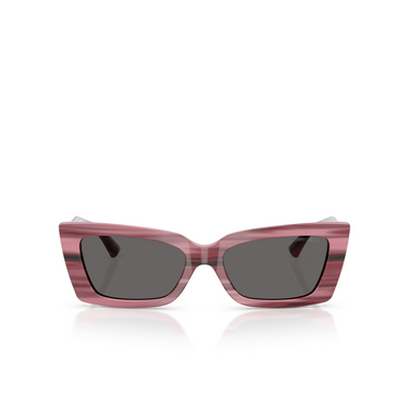 Lunettes de soleil Jimmy Choo JC5037BU 506487 striped cranberry - Vue de face
