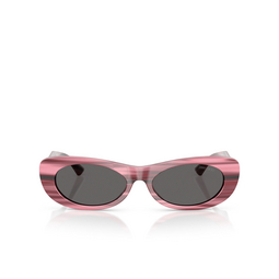 Jimmy Choo JC5038BU Sunglasses 506487 striped cranberry