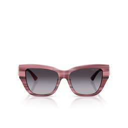 Jimmy Choo JC5039BU Sunglasses 50648G striped cranberry