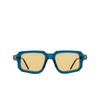 Kuboraum P23 Sunglasses BBY transparent petrol blue + petrol blue + black shine - product thumbnail 1/4