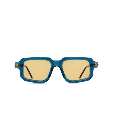 Kuboraum P23 Sunglasses BBY transparent petrol blue + petrol blue + black shine - front view